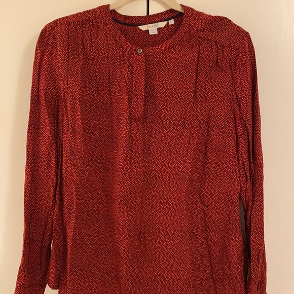 Boden Polka Dot Blouse size 14 like new - Picture 3 of 6